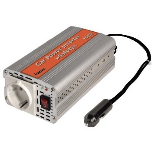 Инвертор 12/220 V DC/AC 150W Earth Contact F1 HAMA-89299 Инвертор 12/220 V DC/AC 150W Earth Contact F1 HAMA-89299