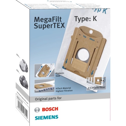 Аксесоар за електродомакинска техника BOSCH BBZ41FK Set of vacuum cleaner bags MEGAfilt Supe Аксесоар за електродомакинска техника BOSCH BBZ41FK Set of vacuum cleaner bags MEGAfilt Supe