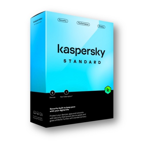 Антивирусен софтуер KASPERSKY Standard Eastern Europe Edition. 5-Device 2 year Base Download Pack Антивирусен софтуер KASPERSKY Standard Eastern Europe Edition. 5-Device 2 year Base Download Pack
