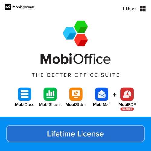 Приложен софтуер MOBISYSTEMS MobiOffice Lifetime + MobiDrive 5 GB 1 user Приложен софтуер MOBISYSTEMS MobiOffice Lifetime + MobiDrive 5 GB 1 user