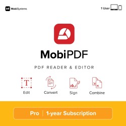 Приложен софтуер MOBISYSTEMS MobiPDF Pro + MobiDrive 20 GB 1 user Приложен софтуер MOBISYSTEMS MobiPDF Pro + MobiDrive 20 GB 1 user