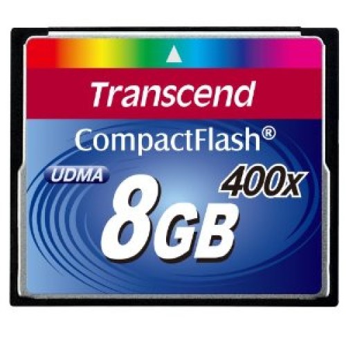 Compact Flash Transcend 400x 8GB TS8GCF400 Compact Flash Transcend 400x 8GB TS8GCF400