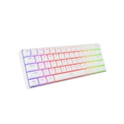Геймърска клавиатура GENESIS Mechanical Gaming Keyboard Thor 660 G2 Wireless RGB Backlight WHITE GATERON BROWN Геймърска клавиатура GENESIS Mechanical Gaming Keyboard Thor 660 G2 Wireless RGB Backlight WHITE GATERON BROWN