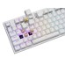 Геймърска клавиатура GENESIS Mechanical Gaming Keyboard Thor 404 White RGB Backlight Gateron Peach Silent US Layout Геймърска клавиатура GENESIS Mechanical Gaming Keyboard Thor 404 White RGB Backlight Gateron Peach Silent US Layout