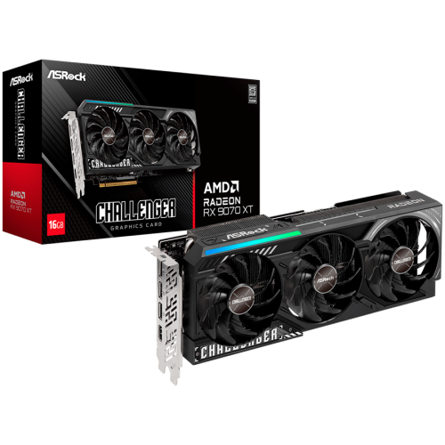 Видео карта ASROCK RX9070XT CL 16G Видео карта ASROCK RX9070XT CL 16G