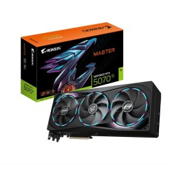 Видеокарта GIGABYTE Aorus GeForce RTX 5070 Ti 16GB GDDR7 Master Видеокарта GIGABYTE Aorus GeForce RTX 5070 Ti 16GB GDDR7 Master