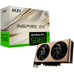 Видео карта MSI NVIDIA GeForce RTX 5060 8G INSPIRE 2X OC Видео карта MSI NVIDIA GeForce RTX 5060 8G INSPIRE 2X OC