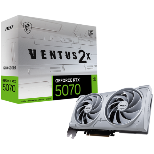 Видео карта MSI RTX_5070_12G_VENTUS_2X_OC_WHITE Видео карта MSI RTX_5070_12G_VENTUS_2X_OC_WHITE