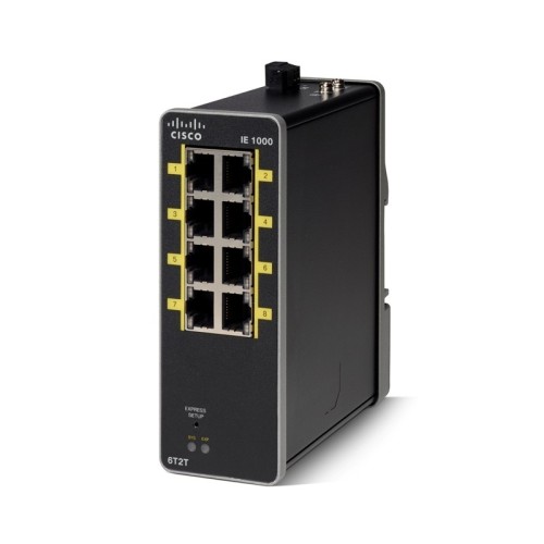 Индустриален суич CISCO IE1000 with 6 FE Copper ports and 2 FE Copper uplinks Индустриален суич CISCO IE1000 with 6 FE Copper ports and 2 FE Copper uplinks
