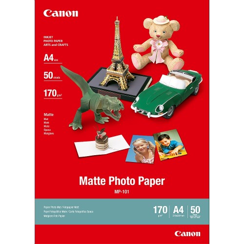 Фото хартия CANON MP-101 A4 Matte Photo Paper Фото хартия CANON MP-101 A4 Matte Photo Paper