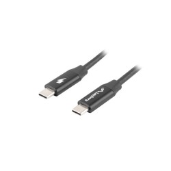 Кабели LANBERG USB-C M/M 2.0 cable 1.8m Quick Charge 4.0 black