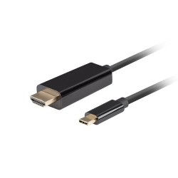Кабели LANBERG USB-C (M) -> HDMI (M) cable 1.8m 4K 60Hz black Кабели LANBERG USB-C (M) -> HDMI (M) cable 1.8m 4K 60Hz black