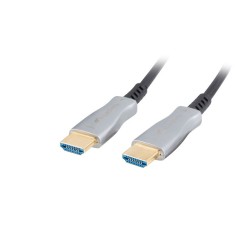 Кабели LANBERG HDMI M/M v2.0 cable 10m optical black aoc Кабели LANBERG HDMI M/M v2.0 cable 10m optical black aoc