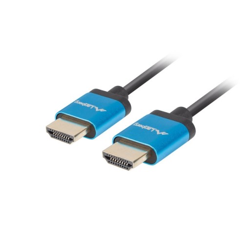 Кабели LANBERG HDMI M/M V2.0 cable 1.8m 4K Slim Кабели LANBERG HDMI M/M V2.0 cable 1.8m 4K Slim