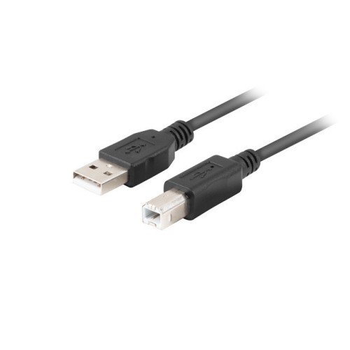 Кабели LANBERG Cable USB-A(M)->USB-B(M) 2.0 Ferrite 1.8m Box Black Кабели LANBERG Cable USB-A(M)->USB-B(M) 2.0 Ferrite 1.8m Box Black