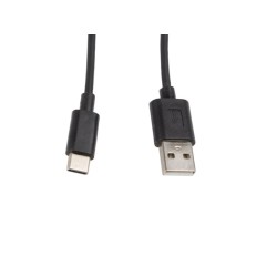 Кабели LANBERG USB-C(M) ->  USB-A (M) 2.0 cable 1m black