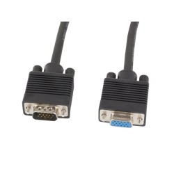 Кабели LANBERG VGA M/F extension cable 1.8m shielded ferrite Кабели LANBERG VGA M/F extension cable 1.8m shielded ferrite
