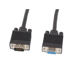 Кабели LANBERG Cable VGA M/F EXTENSION 3M Shielded Ferrite Black Кабели LANBERG Cable VGA M/F EXTENSION 3M Shielded Ferrite Black