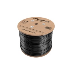 Кабели LANBERG LAN cable FTP Cat.6 305m Outdoor Solid CU Fluke Passed black