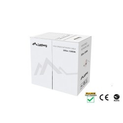 Кабели LANBERG LAN Cable CAT.5E UTP 305M Solid Cu Blue Fluke Кабели LANBERG LAN Cable CAT.5E UTP 305M Solid Cu Blue Fluke
