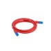 Кабели LANBERG patch cord CAT.6A FTP LSZH CCA 1m Fluke Passed red Кабели LANBERG patch cord CAT.6A FTP LSZH CCA 1m Fluke Passed red