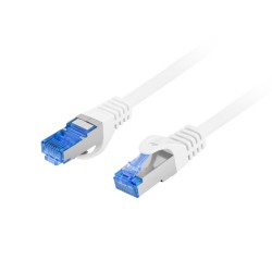 Кабели LANBERG patch cord CAT.6A FTP LSZH CCA 1m Fluke Passed white Кабели LANBERG patch cord CAT.6A FTP LSZH CCA 1m Fluke Passed white