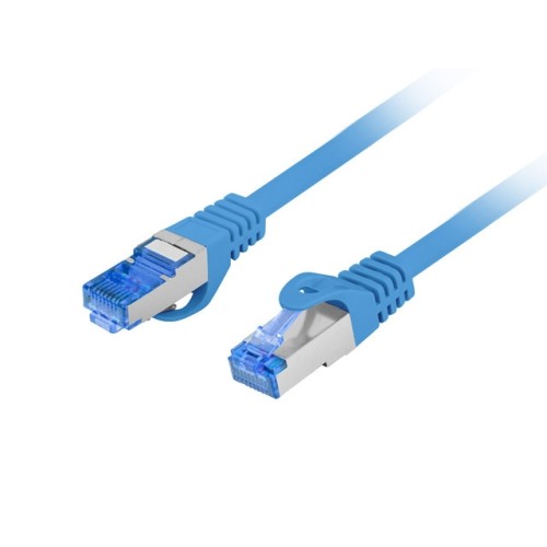 Кабели LANBERG patch cord CAT.6A FTP LSZH CCA 15m Fluke Passed blue