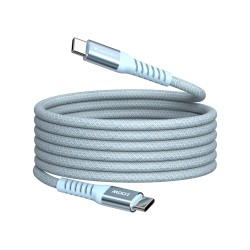 Кабели VERBATIM Sync & Charge USB-C to USB-C 100W Magnetic 120 cm - Blue Кабели VERBATIM Sync & Charge USB-C to USB-C 100W Magnetic 120 cm - Blue