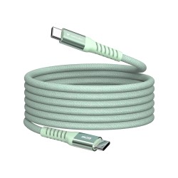Кабели VERBATIM Sync & Charge USB-C to USB-C 60W Magnetic 120 cm - Green Кабели VERBATIM Sync & Charge USB-C to USB-C 60W Magnetic 120 cm - Green