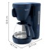 Кафемашини TEFAL CM2M1410 Fcm Morning Filter Wanted Blue Кафемашини TEFAL CM2M1410 Fcm Morning Filter Wanted Blue