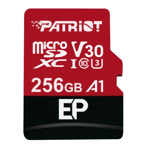 Карта памет PATRIOT EP Series 256GB micro SDXC V30 Карта памет PATRIOT EP Series 256GB micro SDXC V30