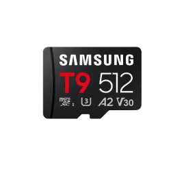 Карта памет SAMSUNG 512GB micro SD Card T9 UHS-I Read 200MB/s - Write 130MB/s Class 10 U3 V30 A2 Карта памет SAMSUNG 512GB micro SD Card T9 UHS-I Read 200MB/s - Write 130MB/s Class 10 U3 V30 A2