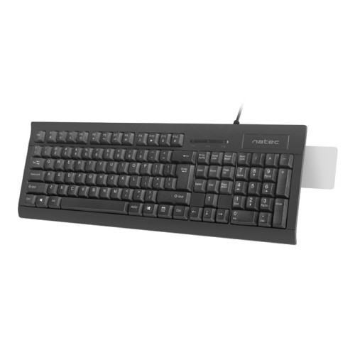 Клавиатури NATEC Keyboard Moray US Layout With Id Card Reader Black Клавиатури NATEC Keyboard Moray US Layout With Id Card Reader Black