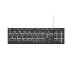 Клавиатури NATEC Keyboard Herring Glow US White Backlight Клавиатури NATEC Keyboard Herring Glow US White Backlight
