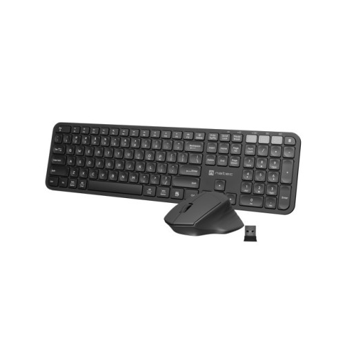 Комплекти NATEC Set 2 in 1 Keyboard Octopus + Mouse US Layout Wireless Bluetooth + 2.4 GHz USB Комплекти NATEC Set 2 in 1 Keyboard Octopus + Mouse US Layout Wireless Bluetooth + 2.4 GHz USB
