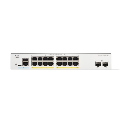 Суич CISCO Catalyst 1300 16-port GE PoE