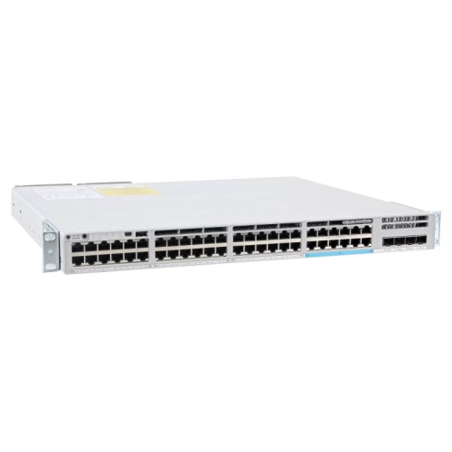 Суич CISCO Catalyst 9300 48-port fixed uplinks UPOE 12x mGig (100M/1G/2.5G/5G/10G) + 36x 10M/100M/1G copper