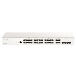 Суич D-LINK 28-Port Gigabit Nuclias Smart Managed Switch including 4x 1G Combo Ports (With 1 Year License) Суич D-LINK 28-Port Gigabit Nuclias Smart Managed Switch including 4x 1G Combo Ports (With 1 Year License)