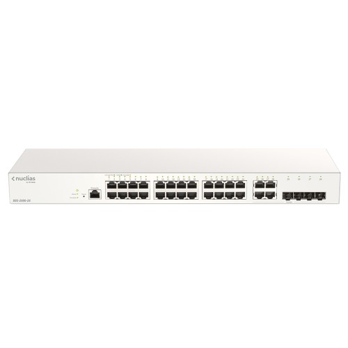 Суич D-LINK 28-Port Gigabit Nuclias Smart Managed Switch including 4x 1G Combo Ports (With 1 Year License) Суич D-LINK 28-Port Gigabit Nuclias Smart Managed Switch including 4x 1G Combo Ports (With 1 Year License)