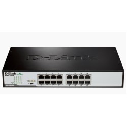 Суич D-LINK 16-Port 10/100/1000Mbps Copper Gigabit Ethernet Switch rack mountable