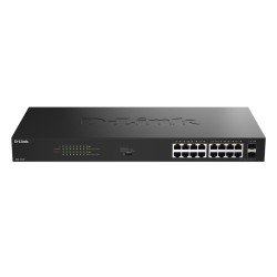 Суич D-LINK 16 Ports GE PoE 240W Суич D-LINK 16 Ports GE PoE 240W