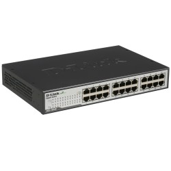 Суич D-LINK 24-Port 10/100/1000Mbps Copper Gigabit Ethernet Switch rack mountable