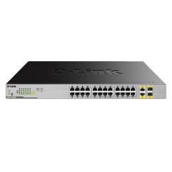 Суич D-LINK 24-Port Desktop Gigabit PoE + 2GE Combo Switch Суич D-LINK 24-Port Desktop Gigabit PoE + 2GE Combo Switch
