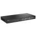 Суич D-LINK 24-Port Desktop Gigabit PoE Switch with 2 x 100/1000Mbps Combo Ports Суич D-LINK 24-Port Desktop Gigabit PoE Switch with 2 x 100/1000Mbps Combo Ports