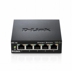Суич D-LINK 5-port 10/100/1000 Gigabit Metal Housing Desktop Switch Суич D-LINK 5-port 10/100/1000 Gigabit Metal Housing Desktop Switch