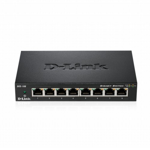 Суич D-LINK 8-port 10/100/1000 Gigabit Metal Housing Desktop Switch Суич D-LINK 8-port 10/100/1000 Gigabit Metal Housing Desktop Switch