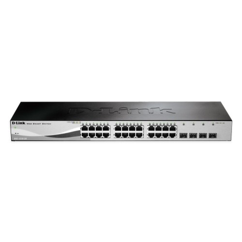 Суич D-LINK 24 10/100/1000 Base-T port with 4 x 1000Base-T /SFP ports Суич D-LINK 24 10/100/1000 Base-T port with 4 x 1000Base-T /SFP ports