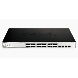 Суич D-LINK 28-Port Gigabit PoE+ Smart Switch including 4 SFP Ports