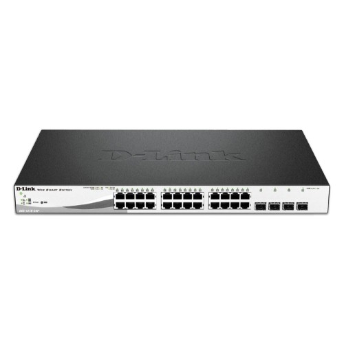 Суич D-LINK 24 PoE 10/100/1000 Base-T port with 4 x 1000Base-T /SFP ports