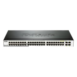Суич D-LINK 48-port 10/100/1000 Gigabit Smart Switch including 4 Combo 1000BaseT/SFP Суич D-LINK 48-port 10/100/1000 Gigabit Smart Switch including 4 Combo 1000BaseT/SFP